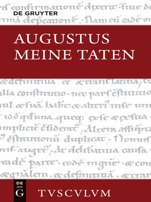 cover image of Meine Taten / Res gestae divi Augusti